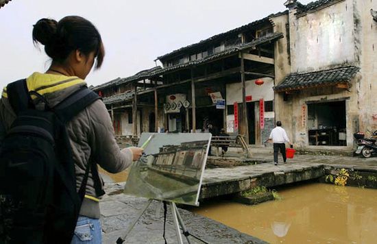 水印唐模：編織美夢(mèng)的徽州古村(組圖)