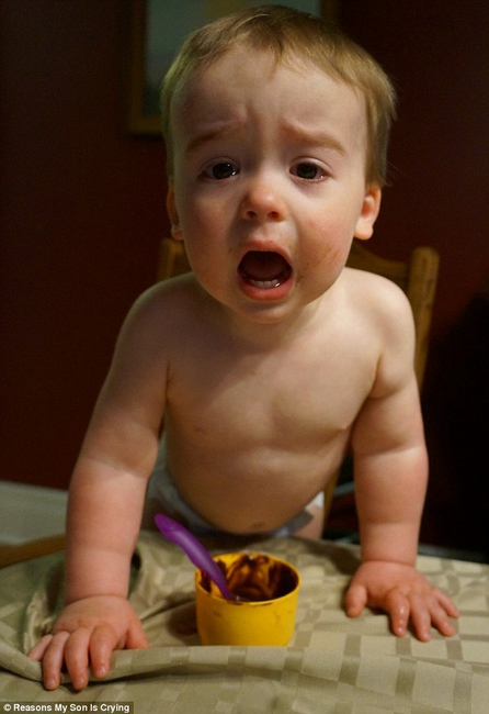 組圖:美父親網選“最可愛的哭泣寶寶”