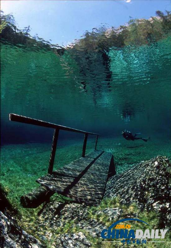 奧地利“水珍珠”：綠湖水下公園