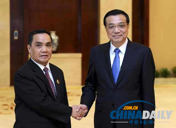 李克強會見東盟國家領導人