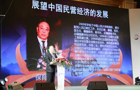 民營企業產業發展聯盟高峰論壇主題分享