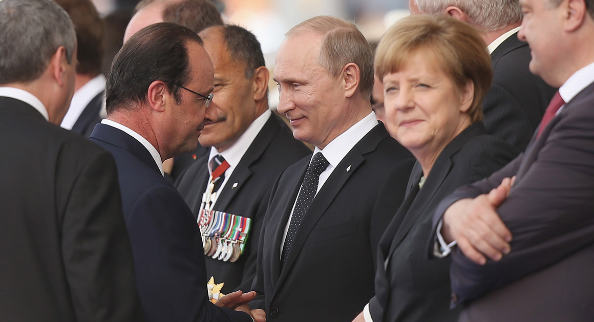 奧朗德, 普京, 俄羅斯, 制裁, 默克爾 歐盟未能就擴大制裁俄羅斯達成一致