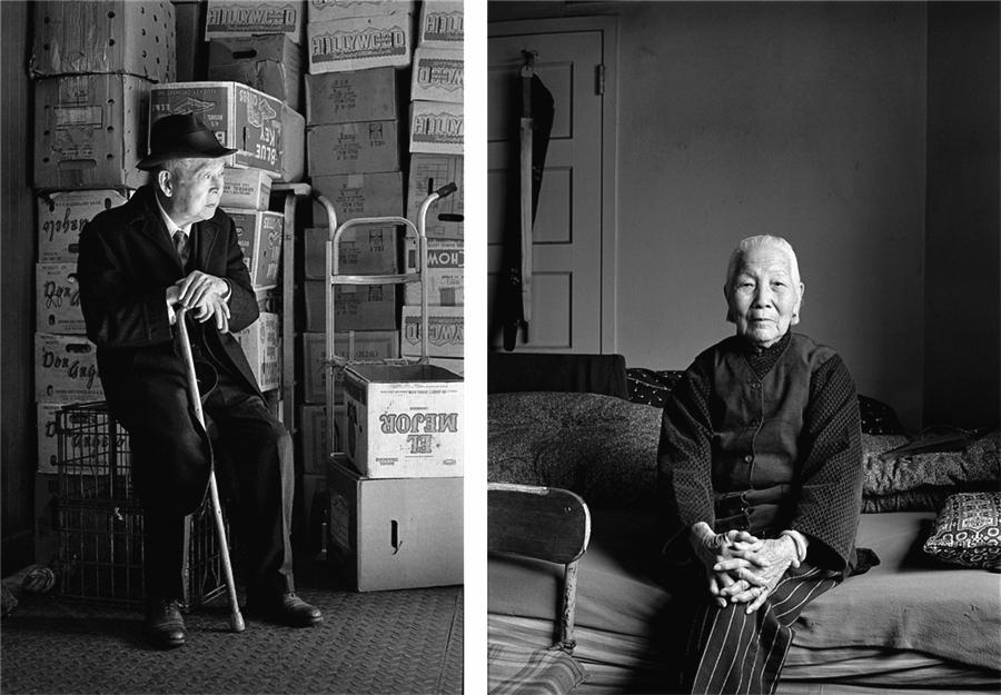 黑白圖片記錄80年代紐約唐人街