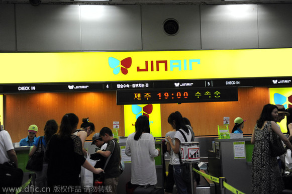 韓媒:廉價航空爭開航線吸引中國客