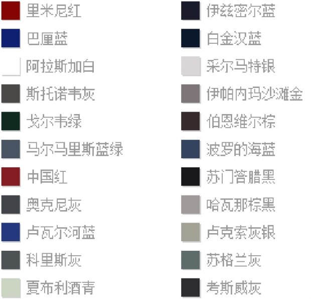 何丹:汽車高大上的顏色名字,你造嗎