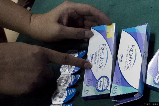 廣州25萬瓶假美瞳銷海外 成本2元貼牌后賣99