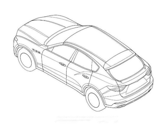 曝瑪莎拉蒂Levante專利圖 明年1月首發