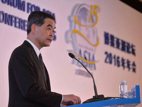 梁振英:香港絕對(duì)有能力成為國家在創(chuàng)科領(lǐng)域的“超級(jí)聯(lián)系人”