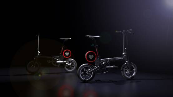 隨行所欲，騎達發布直立推行、自帶表情、自帶座椅的便攜助力自行車