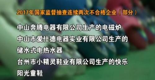 2017產品質量報告：兩萬余批次產品抽查合格率91.5%
