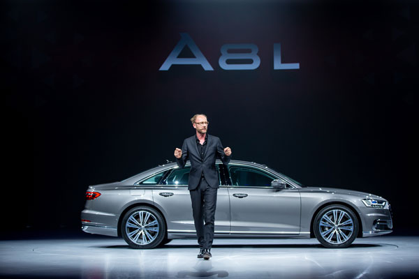 全新奧迪A8L上市 價格區間93.78-130.98萬元