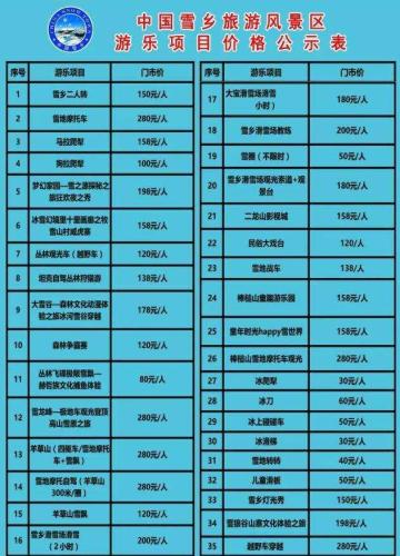 雪鄉明碼標價是“明碼宰客”？ 專業人士：應重建信任