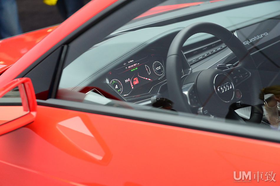 實(shí)拍奧迪Sport Quattro Laserlight概念車