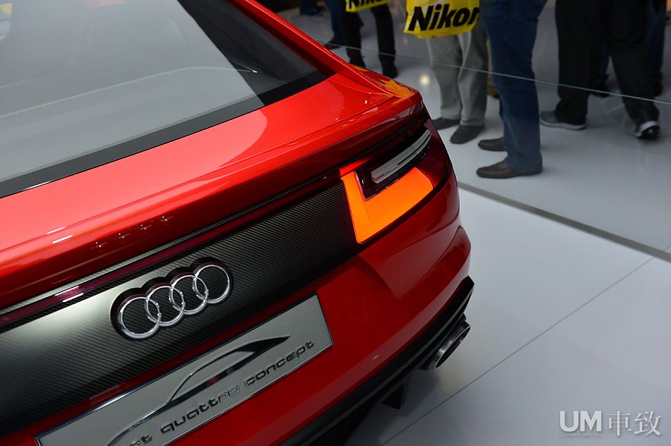 實(shí)拍奧迪Sport Quattro Laserlight概念車