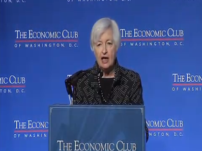 耶倫發出加息強烈信號 警告過晚行動有風險