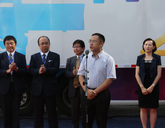 中數集團&索尼公司舉辦轉播車傳承慶祝儀式