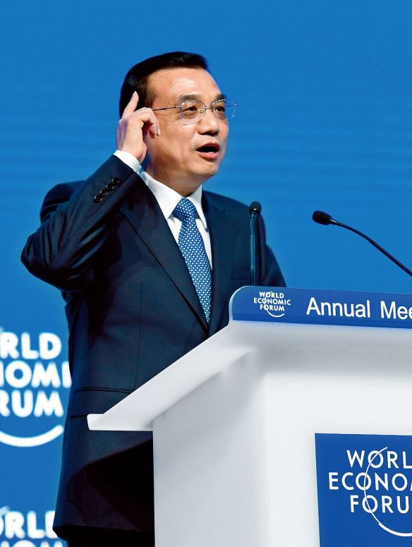 達沃斯：李克強一道算術題傳遞中國信心